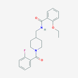 2-ethoxy-N-((1-(2-fluorobenzoyl)piperidin-4-yl)methyl)benzamide