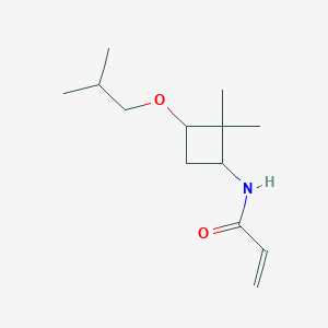 N-[2,2-Dimethyl-3-(2-methylpropoxy)cyclobutyl]prop-2-enamide