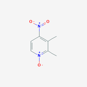 molecular formula C7H8N2O3 B028139 2,3-二甲基-4-硝基吡啶-1-氧化物 CAS No. 37699-43-7