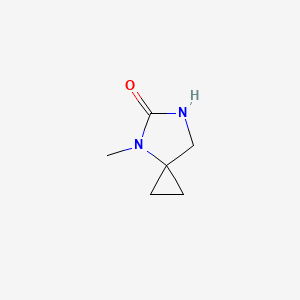 4,6-Diazaspiro[2.4]heptan-5-one,4-methyl-