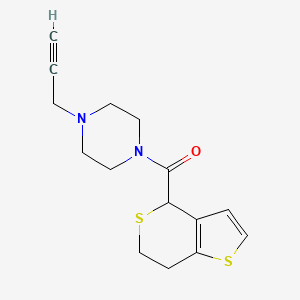1-(prop-2-yn-1-yl)-4-{4H,6H,7H-thieno[3,2-c]thiopyran-4-carbonyl}piperazine