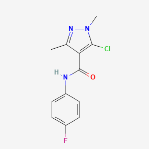 5-Chloro-N-(4-Fluorophenyl)-1,3-Dimethyl-1H-Pyrazole-4-Carboxamide