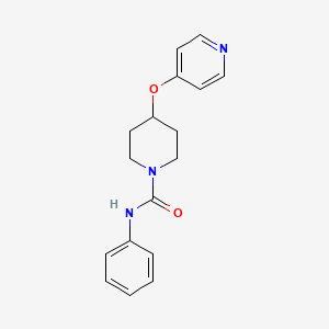N-phenyl-4-(pyridin-4-yloxy)piperidine-1-carboxamide