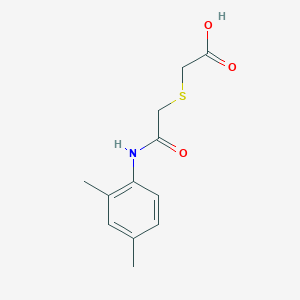 molecular formula C12H15NO3S B2813940 2-({[(2,4-Dimethylphenyl)carbamoyl]methyl}sulfanyl)acetic acid CAS No. 749920-11-4