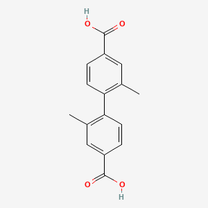 molecular formula C16H14O4 B2813942 2,2'-Dimethyl-4,4'-biphenyldicarboxylic acid CAS No. 117490-52-5