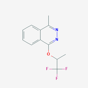 1-Methyl-4-[(1,1,1-trifluoropropan-2-yl)oxy]phthalazine