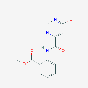 Methyl 2-(6-methoxypyrimidine-4-carboxamido)benzoate