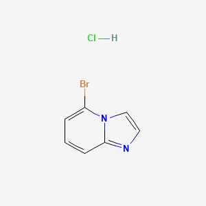 molecular formula C7H6BrClN2 B2813973 5-溴-咪唑并[1,2-a]吡啶 盐酸盐 CAS No. 1820712-83-1