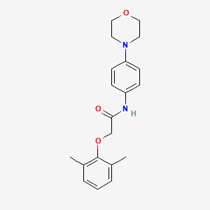 2-(2,6-dimethylphenoxy)-N-(4-morpholin-4-ylphenyl)acetamide