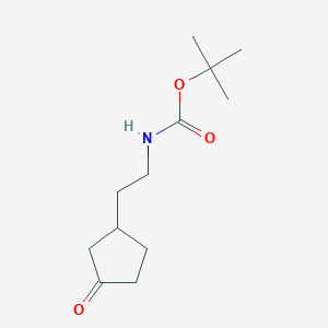 Tert-butyl N-[2-(3-oxocyclopentyl)ethyl]carbamate