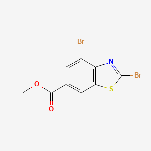 Methyl 2,4-dibromobenzo[d]thiazole-6-carboxylate