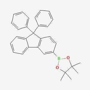 2-(9,9-Diphenyl-9H-fluoren-3-yl)-4,4,5,5-tetramethyl-1,3,2-dioxaborolane