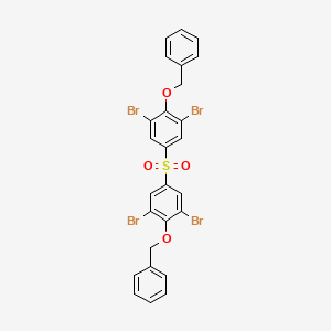 1,3-Dibromo-5-(3,5-dibromo-4-phenylmethoxyphenyl)sulfonyl-2-phenylmethoxybenzene