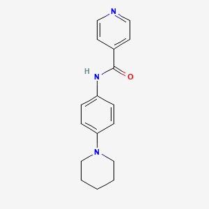 N-(4-piperidinophenyl)isonicotinamide