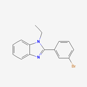2-(3-Bromophenyl)-1-ethylbenzimidazole