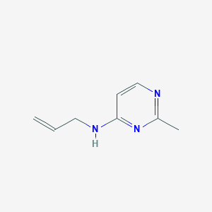 molecular formula C8H11N3 B2814029 N-Allyl-2-methyl-4-pyrimidinamine CAS No. 6381-00-6