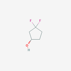 molecular formula C5H8F2O B2814055 (1S)-3,3-二氟环戊烷-1-醇 CAS No. 2091355-24-5