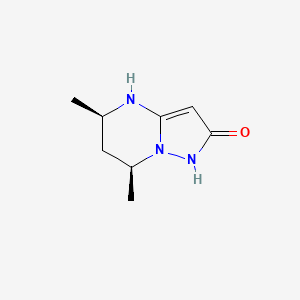 (5R,7S)-5,7-Dimethyl-4,5,6,7-tetrahydro-1H-pyrazolo[1,5-a]pyrimidin-2-one