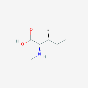 molecular formula C7H15NO2 B2814112 N-甲基异亮氨酸 CAS No. 33620-34-7