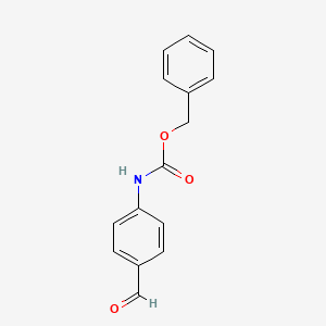 molecular formula C15H13NO3 B2814137 4-(Cbz-amino)benzaldehyde CAS No. 71150-68-0