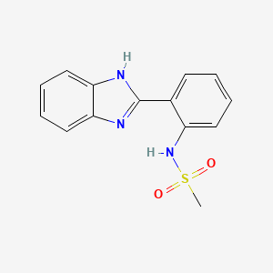 B2814171 2-[2-(Mesylamino)phenyl]-1H-benzimidazole CAS No. 461463-72-9