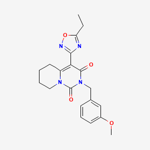 4-(5-ethyl-1,2,4-oxadiazol-3-yl)-2-(3-methoxybenzyl)-5,6,7,8-tetrahydro-1H-pyrido[1,2-c]pyrimidine-1,3(2H)-dione