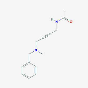 N-(4-(benzyl(methyl)amino)but-2-yn-1-yl)acetamide