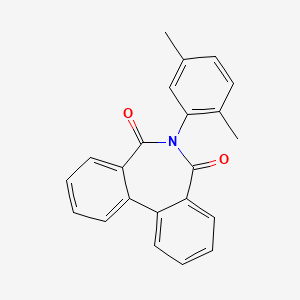molecular formula C22H17NO2 B2814225 6-(2,5-二甲基苯基)苯并[d][2]苯并噁唑-5,7-二酮 CAS No. 533868-11-0