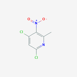 molecular formula C6H4Cl2N2O2 B2814242 4,6-Dichloro-2-methyl-3-nitropyridine CAS No. 282102-05-0