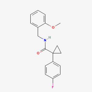 1-(4-fluorophenyl)-N-(2-methoxybenzyl)cyclopropanecarboxamide