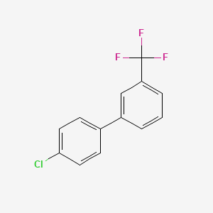 molecular formula C13H8ClF3 B2814284 4-Chloro-3'-trifluoromethylbiphenyl CAS No. 844856-41-3