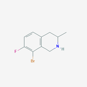 8-Bromo-7-fluoro-3-methyl-1,2,3,4-tetrahydroisoquinoline