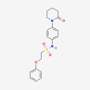 N-(4-(2-oxopiperidin-1-yl)phenyl)-2-phenoxyethanesulfonamide