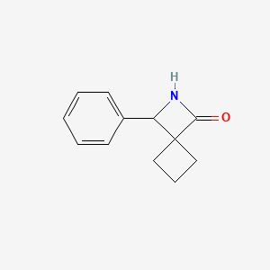 molecular formula C12H13NO B2814324 3-Phenyl-2-azaspiro[3.3]heptan-1-one CAS No. 1803609-48-4
