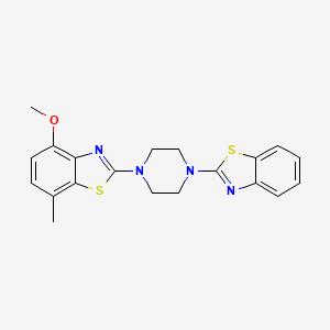 2-[4-(1,3-Benzothiazol-2-yl)piperazin-1-yl]-4-methoxy-7-methyl-1,3-benzothiazole