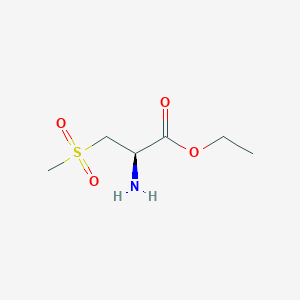 Ethyl (2R)-2-amino-3-methylsulfonylpropanoate