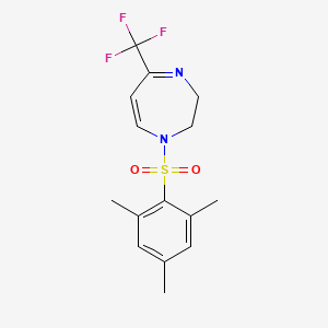 1-(mesitylsulfonyl)-5-(trifluoromethyl)-2,3-dihydro-1H-1,4-diazepine