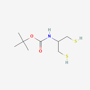 tert-butyl N-(1,3-disulfanylpropan-2-yl)carbamate
