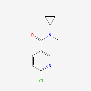 6-chloro-N-cyclopropyl-N-methylpyridine-3-carboxamide