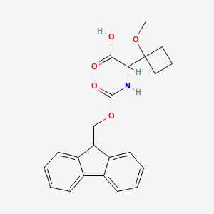 2-({[(9H-fluoren-9-yl)methoxy]carbonyl}amino)-2-(1-methoxycyclobutyl)acetic acid