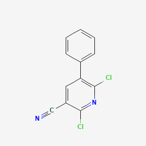 molecular formula C12H6Cl2N2 B2814523 2,6-二氯-5-苯基烟酸腈 CAS No. 10177-06-7