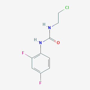 molecular formula C9H9ClF2N2O B2814525 1-(2-Chloroethyl)-3-(2,4-difluorophenyl)urea CAS No. 1248767-42-1