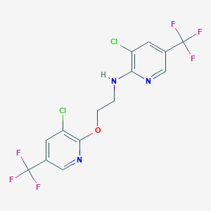 3-chloro-N-(2-{[3-chloro-5-(trifluoromethyl)-2-pyridinyl]oxy}ethyl)-5-(trifluoromethyl)-2-pyridinamine