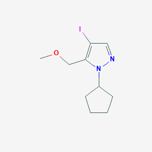 1-cyclopentyl-4-iodo-5-(methoxymethyl)-1H-pyrazole