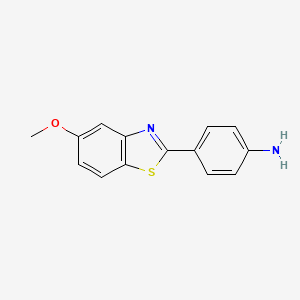 4-(5-Methoxy-1,3-benzothiazol-2-yl)aniline