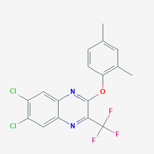 6,7-Dichloro-2-(2,4-dimethylphenoxy)-3-(trifluoromethyl)quinoxaline