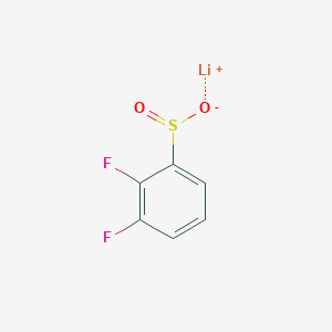 molecular formula C6H3F2LiO2S B2814588 Lithium 2,3-Difluorobenzene sulfinate CAS No. 1233521-04-4