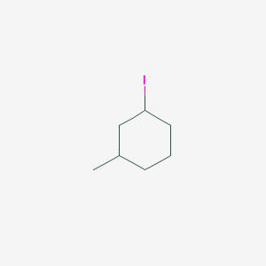 molecular formula C7H13I B2814606 1-Iodo-3-methylcyclohexane CAS No. 89894-77-9