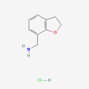 (2,3-Dihydro-1-benzofuran-7-yl)methanamine hydrochloride
