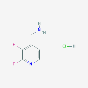 molecular formula C6H7ClF2N2 B2814618 (2,3-Difluoropyridin-4-yl)methanamine;hydrochloride CAS No. 2580209-85-2